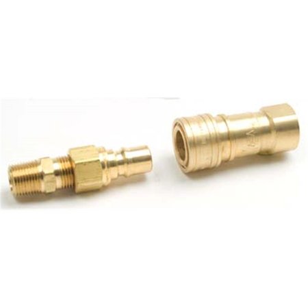 BOOK PUBLISHING CO 38in. Male Pipe Thread Quick Connector F276187 GR2595219